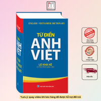 Sách - Từ điển Anh Việt - Lê khả kế (bìa cứng)