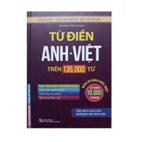 Sách - Từ Điển Anh - Việt Trên 135000 Từ ( bản in màu)