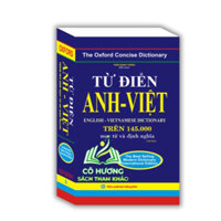 Sách - Từ điển Anh - Việt trên 145.000 mục từ và định nghĩa (bìa mềm) #huongbook