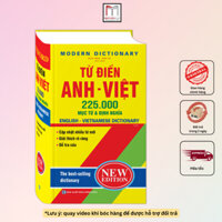 Sách - Từ điển Anh Việt 225.000 mục từ và định nghĩa (Bìa Cứng) - tái bản