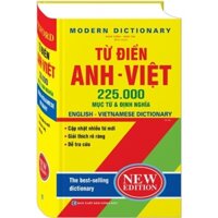 Sách - Từ Điển Anh - Việt (225.000 Mục từ và định nghĩa) - Bìa cứng