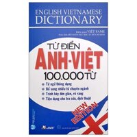 Sách - Từ Điển Anh - Việt 100.000 Từ (VL-2024)