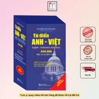 Sách - Từ điển Anh - Việt 340.000 mục từ và định nghĩa (bìa mềm)