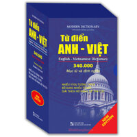 Sách - Từ điển Anh - Việt 340.000 mục từ và định nghĩa (bìa mềm) - MT