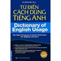 Sách - Từ Điển Cách Dùng Tiếng Anh - First News