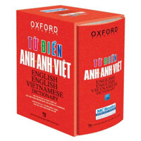 Sách -Từ điển oxford anh - anh - việt- bìa cứng ( Bìa đỏ )