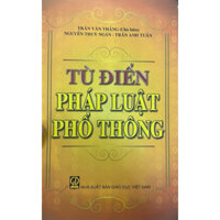 Sách - Từ điển pháp luật phổ thông