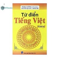 Sách Từ Điển Tiếng Việt 75.000 từ trống đồng vàng