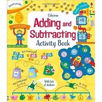 Sách Usborne vui học toán cho bé 6-8 tuổi Adding and Subtracting Activity Book