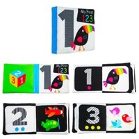 Sách vải Lakarose giúp bé chơi tự lập, phát triển thị giác, xúc giác, thính giác cho bé