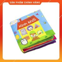 Sách vải Lalala baby, kích thích giác quan: Hoa quả, rau củ, động vật, số, hình khối, màu sắc, chữ cái, phương tiện GT