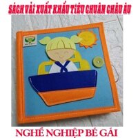 Sách vải nghề nghiệp quanh em (g) – dành cho bé gái từ 1 – 10 tuổi