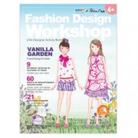 Sách vẽ thiết kế dán hình quần áo và phụ kiện vườn hoa