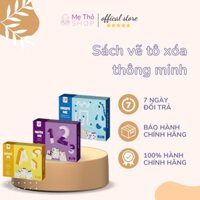 Sách vẽ tô xóa thông minh Lalala Baby 4 màu tự chọn, sách tô xóa thoải mái sau mỗi lần dùng