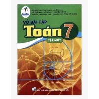 Sách - Vở bài tập Toán 7 tập 1 Cánh diều và 2 tập giấy kiểm tra kẻ ngang vỏ xanh