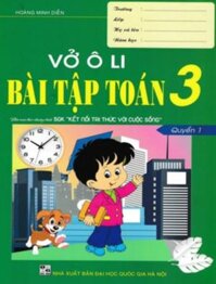 Sách - vở ô li bài tập toán 3 - quyển 1  Kết nối chi thức với cuộc sống