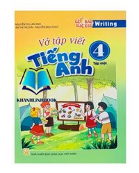 Sách - Vở tập viết tiếng anh 4 - tập 1