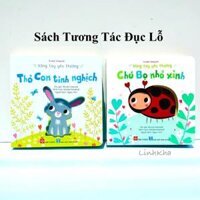 Sách Vòng tay yêu thương Bọ rùa - Thỏ con - Trang cứng đục trổ sờ chạm tương tác dành cho trẻ 0 6 tuổi - Đinh Tị