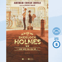 Sách - Vụ Án Đầu Tiên Của Sherlock Holmes: Cuộc Điều Tra Màu Đỏ - THA
