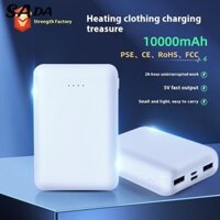 SADA Quần áo sưởi ấm ngân hàng điện mini 10000 mAh dung lượng lớn điện thoại di động dự phòng
