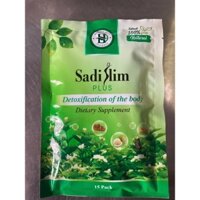 Sadi Slim Plus - Viên uống hỗ trợ giảm cân, tăng cường chuyển hóa chất béo - Gói 15 viên