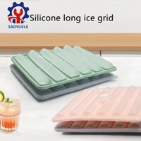 Sadyuele 2 Cái Dễ Dàng Phát Hành Xi Lanh Dài Đá Khối Khuôn Silicon Làm Đá Khuôn