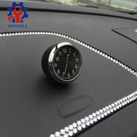 Sadyuele Di Động Dính Đồng Hồ Mini Dạ Quang Xe Thạch Anh Đồng Hồ Trang Trí Bảng Điều Khiển Ô Tô Đồng Hồ