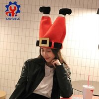 Sadyuele Giáng Sinh Mũ Điện Giáng Sinh Ông Già Noel Nón Hát Nhà Ông Già Noel Quà Tặng