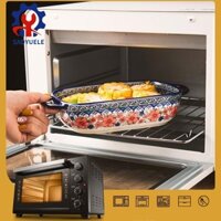 Sadyuele Gốm Sứ Nướng Món Ăn Nhà Đẹp Máy Nướng Bánh Hai Tai Chảo Salad Đĩa Cho Bánh