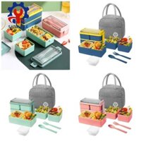 Sadyuele Hộp đựng đồ thanh lịch Hộp cơm trưa đa chức năng Hộp cơm trưa Hộp kết cấu bằng nhựa Thích hợp cho nhân viên văn phòng