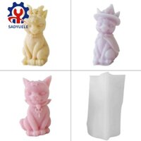 Sadyuele Khuôn Làm Đồ Dùng Khuôn Đất Sét Khuôn Mẫu Vật Liệu Silicon Hình Mèo Quỷ Cho Người Yêu Làm Tay