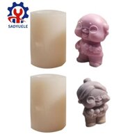 Sadyuele Ông Nội Sô Cô La Fondant Nhựa Dính Khuôn Bánh Sinh Nhật Trang Trí