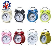Sadyuele Retro To Đồng Hồ Báo Thức Chuông Đôi Powred Phòng Ngủ Trang Trí Phòng Khách