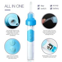 Safe Electric Ear Picker Earwax Soft-tip Ear picker Luminous Child Cleaner With Light Automatic Ear Picker for all ages