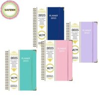 Safenh 2025 Chương trình nghị sự Người lập kế hoạch Sổ tay Nhật ký Người lập kế hoạch hàng tuần Lịch trình thói quen Mục tiêu Tạp chí Sổ tay cho trường học Văn phòng phẩm Văn phòng VN