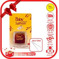 Saffron Nhụy hoa nghệ tây Baby saffron, saffron tốt nhất Ấn Độ,nhập khẩu chính ngạch, Hộp 1 gram