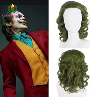 Sahrai Chú Hề Tóc Xanh, Sợi Chịu Nhiệt Tự Nhiên Joker Cosplay Tóc Giả, Phim Sóng Arthur Flack Cosplay Tóc Giả Tiệc Cosplay