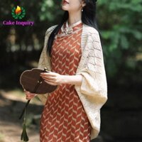 Sahrai Đan Cardigan, Móc Rỗng Quấn Khăn Choàng Dệt Kim, Đơn Giản Khăn Phụ Kiện Khăn Len Khăn Choàng Len Áo Len Mũi Nữ