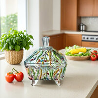 SẴ🍫Hũ Thuỷ Tinh Pha Lê Loại 1 Đựng Bánh Kẹo, Hoa Khô, Trà, Các Loại Hạt, Mứt Tết, Gia Vị…