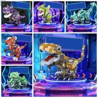 Sain Dạ Quang Khủng Long Khối Xây Dựng Đồ Chơi, Tyrannosaurus Triceratops Cơ Khủng Long Khối, Đồ Chơi Xếp Hình Mô Phỏng Handmade Spinosaurus Velociraptor Đồ Chơi Mô Hình Quà Tặng Halloween