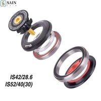 Sain Tai Nghe Xe Đạp CNC Xe Đạp Đường Bộ Ống Thẳng Côn Ống Nĩa 1 / 8 "-1 1 / 2" IS42 IS52 Vòng Bi