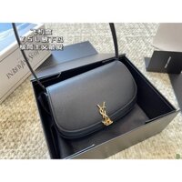 Saint Laurent thời trang đơn giản Postman Túi đeo chéo đơn giản YSL túi tote thể thao sức chứa lớn