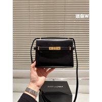 Saint Laurent thời trang đơn giản Postman Túi đeo chéo đơn giản YSL túi tote thể thao sức chứa lớn