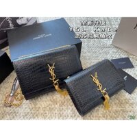 Saint Laurent thời trang đơn giản Postman Túi đeo chéo đơn giản YSL túi tote thể thao sức chứa lớn