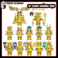 Saint Seiya Mô hình Nhân vật 12 Cung Hoàng Đạo Đồ chơi Lắp ráp Áo Giáp Vàng Pegasus Seiya Athena Cygnus Hyoga CQ11-CQ22