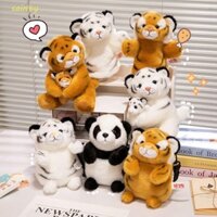 Sainty Tiger Hand Puppet, Plushie RealLife Animal Hand Puppet, Lovely Plushy Headband Kawaii Tiger Puppet Toy Storytelling
