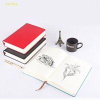 Sainty Viết Notepad trống, Trang bên trong trống A4 / A5 / A6 Sketchbook, Sổ tay kinh doanh 330 tờ Da PU siêu dày Bìa mềm Tạp chí Nhật ký Sổ tay Văn phòng phẩm