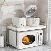 {Saiqianfa333} Kệ lưu trữ vi sóng bằng thép không gỉ Kệ bếp Nồi cơm điện Giá để lò nướng Giá để bàn điện mới