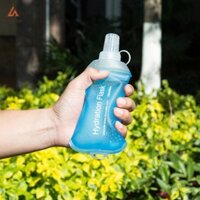 Sajenh 150 / 250 / 500ML Bình Nước Có Thể Gập Lại TPU Bình Mềm Gấp Cho Marathon Đường Chạy Bộ Chạy Bộ Cắm Trại Đi Xe Đạp Mới
