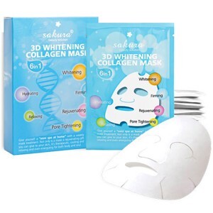Mặt nạ trắng da Sakura 3D Whitening Collagen Mask
